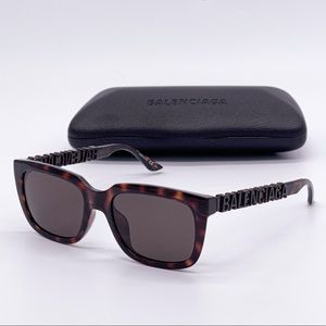 NEW BALENCIAGA BB0108S 002 SUNGLASSES BALENCIAGA